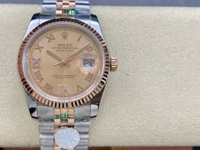 Sk厂 劳力士rolex 单历 日志型系列 36Mm 直径 36Mm 机芯 搭载全自动机械机芯 圈口 劳力士ringcommand三角坑纹 光圈 镜面 防刮蓝宝