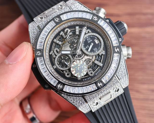 Zf 出品 满钻 Zf Factory最新款新面出货 宇舶 恒宝 Hublot A42 英勇无畏，拳拳出击，简称“Hub”“恒宝”，Bigbang大爆炸 素材料