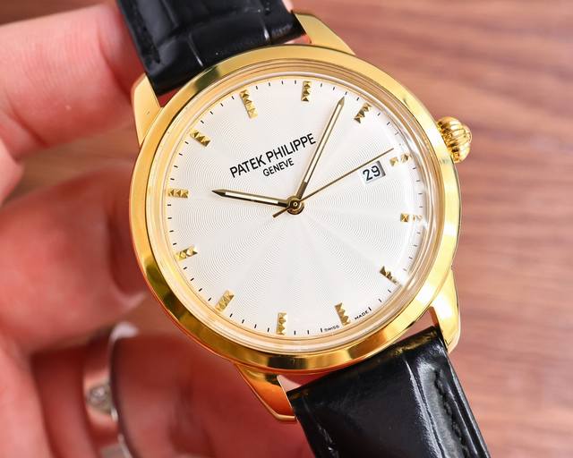 白壳 玫金 钻圈100 百达翡丽新款锅盖玻璃 百达翡丽-Patek Philippe-Rk1 火爆新款式，，耗时长达13个月！锅盖玻璃 Pp 超薄男士自动机械腕