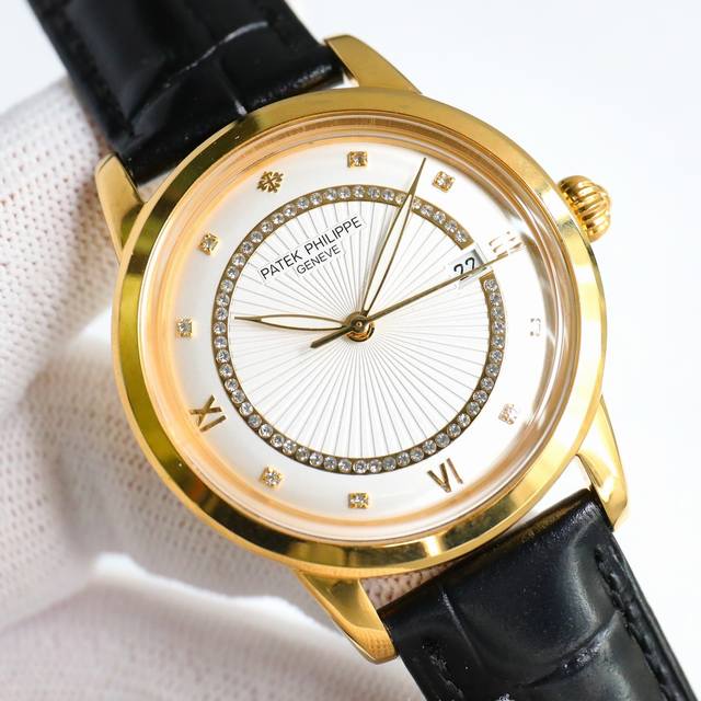 Tw出品 白壳 金壳 百达翡丽-Patek Philippe-R68 锅盖玻璃 Pp 火热新款式，新款锅盖，耗时长达8个月！超薄男士自动机械腕表，采用进口原装9