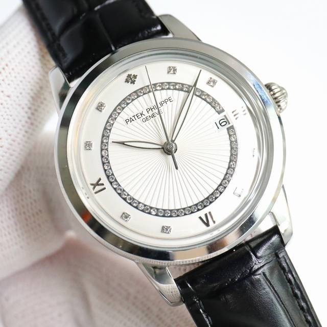 Tw出品 白壳 金壳 百达翡丽-Patek Philippe-R68 锅盖玻璃 Pp 火热新款式，新款锅盖，耗时长达8个月！超薄男士自动机械腕表，采用进口原装9