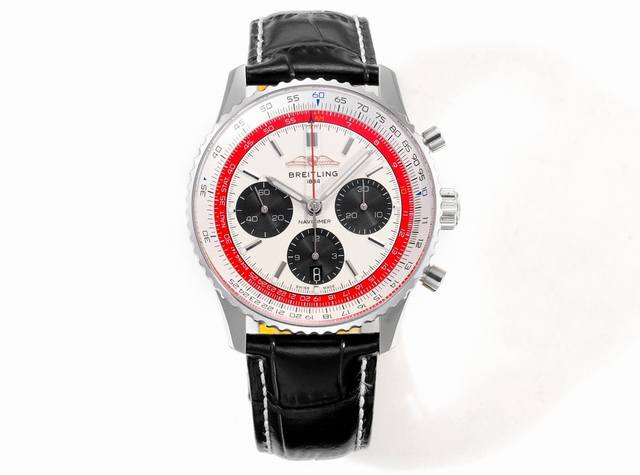 Bls出品：百年灵全新航空计时腕表 Navitimer 问世70周年，百年灵以大胆色彩焕新演绎经典腕表。尺寸43Mm，迭代款无疑是地道的航空计时腕表，带有环形飞