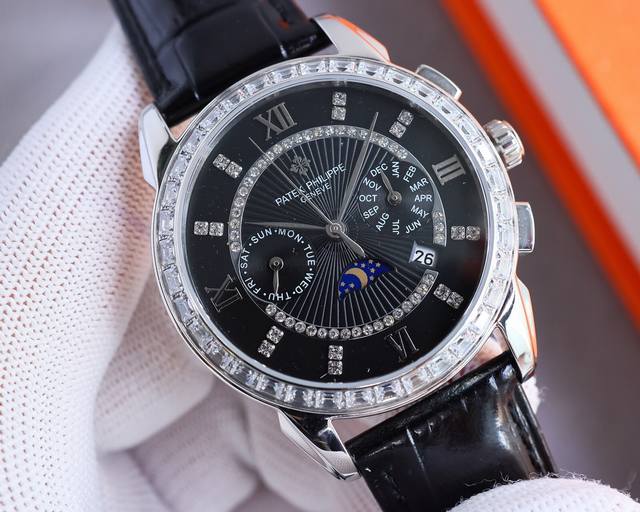 白壳 金壳 2024款 百达翡丽复杂功能计时系列上市 Patek Philippe 贵族的艺术品！搭配进口9100多功能机芯 0返修 功能 24小时,星期，星辰