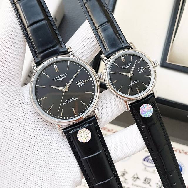 白壳 金壳 钢带+20浪琴-Longines 精品情侣腕表 经典三针设计 尊贵大气 绅士风范 卓越品质 热卖全城 采用进口石英机芯 顶级316精钢表壳 进口小牛