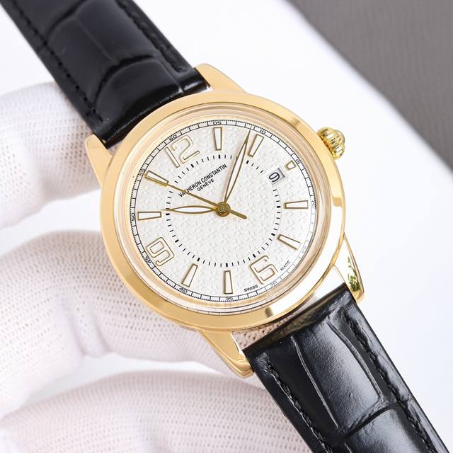 白壳 金壳 江诗丹顿 -Vacheron Constantin新款锅盖，耗时长达8个月！超薄男士自动机械腕表，采用进口原装9015机芯，每小时振频28800次，