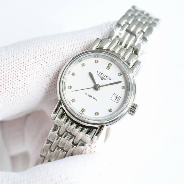 Sj出品 Longines／浪琴-瑰丽系列 Ln2 瑰丽机械女表。 表式：女士手表。 机芯型号：瑞士eta2671自动机械机芯 质量保障的核心 表売：316不锈