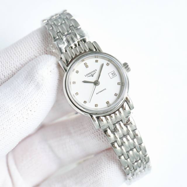 Sj出品 Longines／浪琴-瑰丽系列 Ln2 瑰丽机械女表。 表式：女士手表。 机芯型号：瑞士eta2671自动机械机芯 质量保障的核心 表売：316不锈