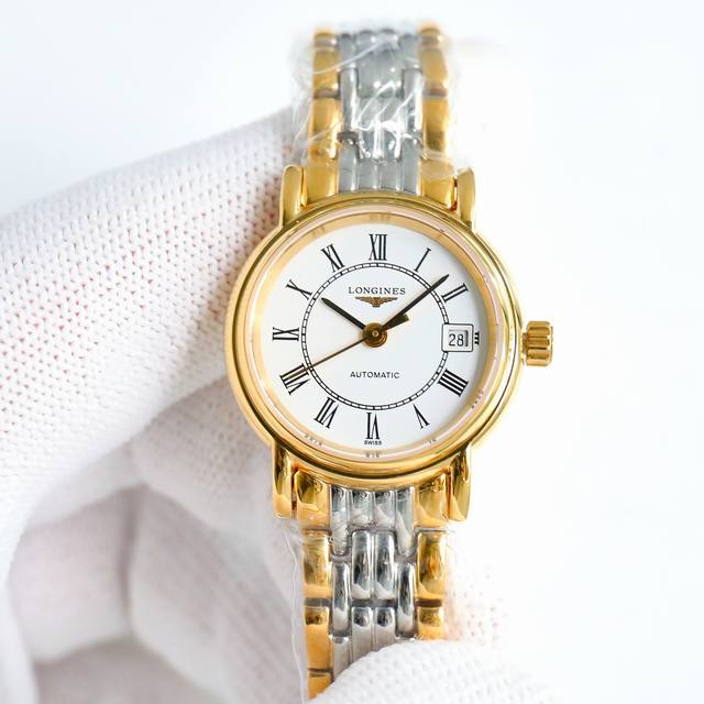 Sj出品 Longines／浪琴-瑰丽系列 Ln2 瑰丽机械女表。 表式：女士手表。 机芯型号：瑞士eta2671自动机械机芯 质量保障的核心 表売：316不锈