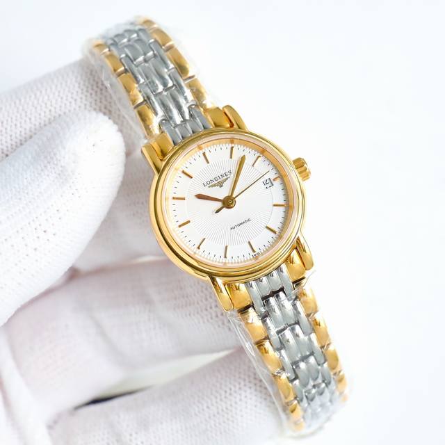 Sj出品 Longines／浪琴-瑰丽系列 Ln2 瑰丽机械女表。 表式：女士手表。 机芯型号：瑞士eta2671自动机械机芯 质量保障的核心 表売：316不锈