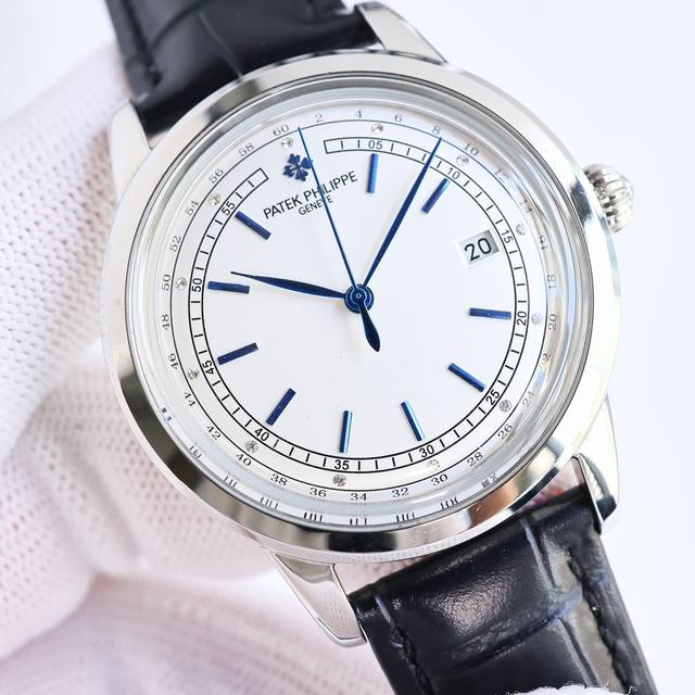 Sj出品 白 金 百达翡丽-Patek Philippe-R70 Pp 锅盖玻璃 9015 火热新款式，新款锅盖，耗时长达8个月！超薄男士自动机械腕表，采用进口