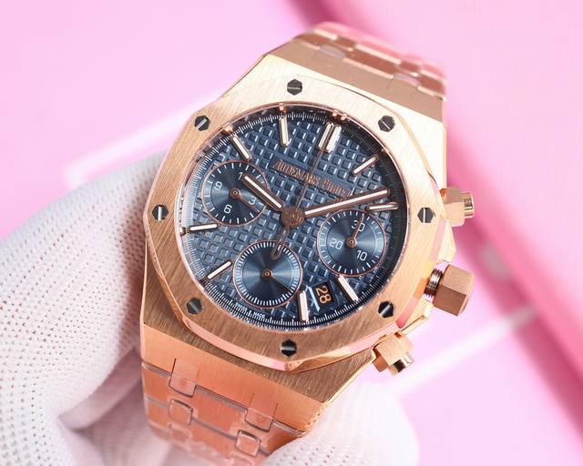 白 金 钻100 热门爱彼audemars Piguet 皇家橡树系列26715Bc.Zz.1356Bc.01。 38Mm尺寸1:1 目前最高机械机芯版本正品是