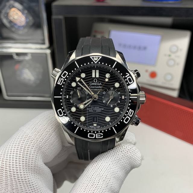 欧米茄 海马300米潜水表系列 Omega Seamaster Diver 300M 210.32.44.51.01 1腕表 搭载订制版cal.9900计时自动