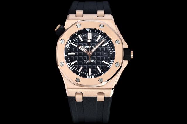 统一价 V2版，升级活动头粒爱彼audemars Piguet 15 St.Oo.A002Ca.01皇家橡树离岸型 男士机械腕表 尺寸42Mm14Mm 搭配复刻