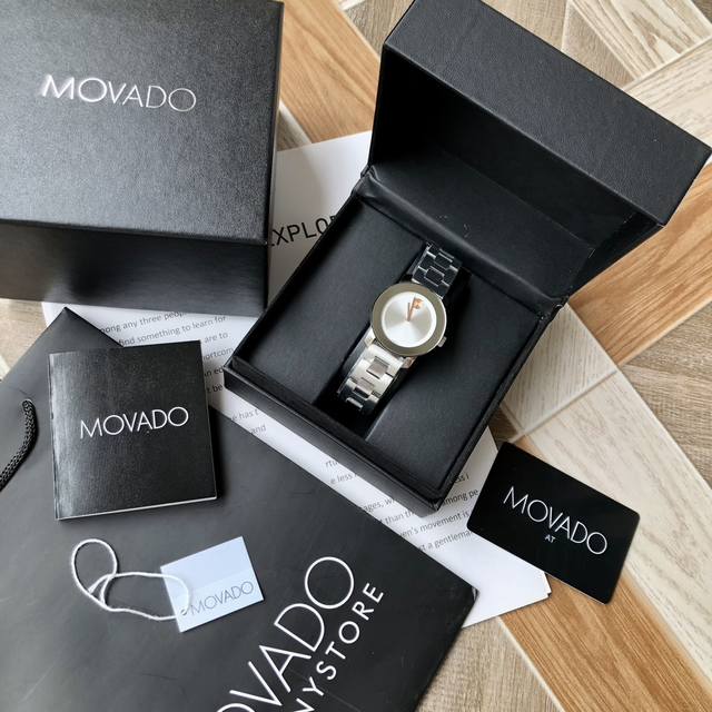 Oiginal 摩凡陀movado 波特bold经典系列，源至瑞士石英腕表，大道至简的神来之笔，简约到极致的设计才是亮点，表径~36Mm，原装瑞士石英机芯，经典