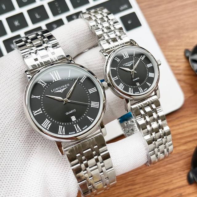 白皮 玫 钢带加20陶瓷带再加20 实物拍摄 品牌： 浪琴-Longines 类型：情侣对表 表壳：316精钢 做工优质 表带：进口小牛皮 316精钢 两种可选