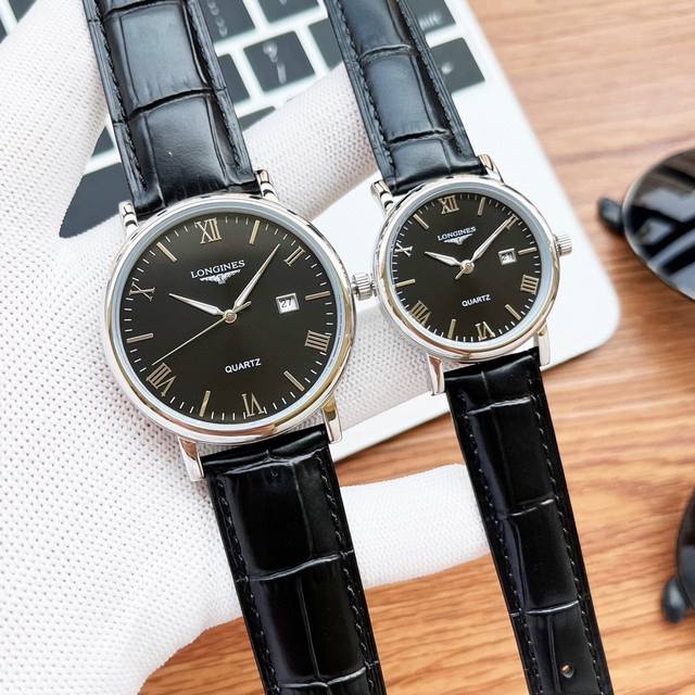 白皮 玫 钢带加20陶瓷带再加20 实物拍摄 品牌： 浪琴-Longines 类型：情侣对表 表壳：316精钢 做工优质 表带：进口小牛皮 316精钢 两种可选