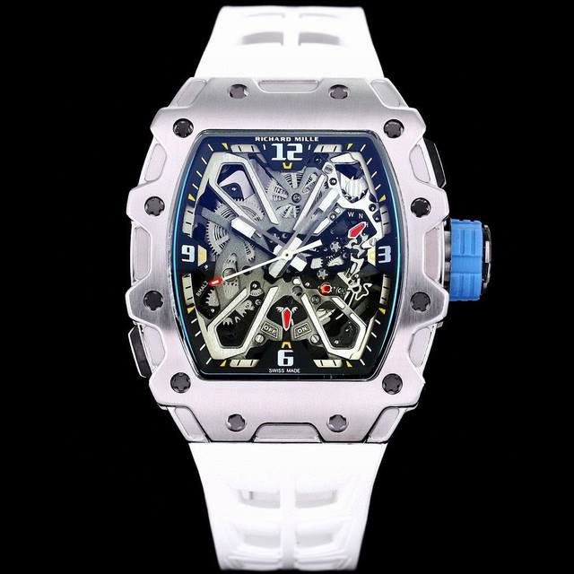 2023最新爆款！全新款到货 Richard Mille 理查米尔 Rm35-03 系列 ！！！特点：1:此复刻版表壳和底盖釆用高密度进口精钢材料 2:精钢表壳