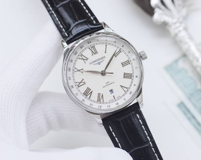 白壳 ，金壳 ，钢带20 品牌：浪琴-Longines 类型：男士腕表 壳套：顶级版316精钢l 表带：进口小牛皮表带 316L精钢表带 机芯：全自动机械机芯