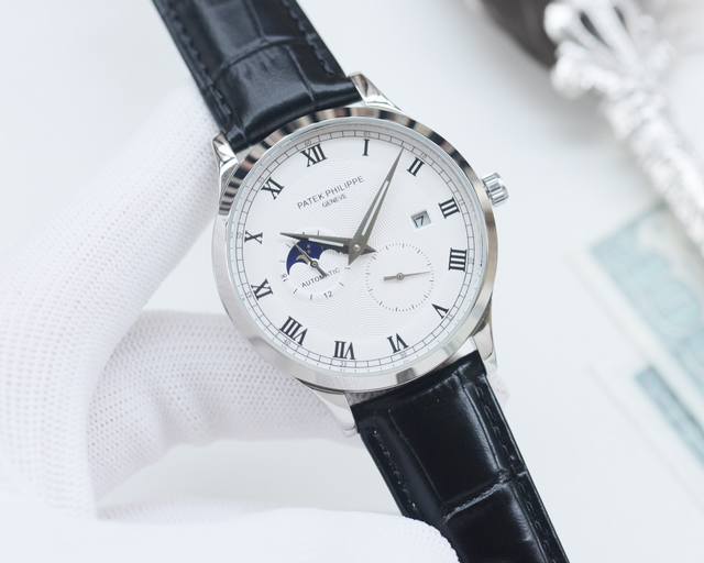 白壳 ，金壳 ，钢带20 品牌：浪琴-Longines 类型：男士腕表 壳套：顶级版316精钢l 表带：进口小牛皮表带 316L精钢表带 机芯：全自动机械机芯