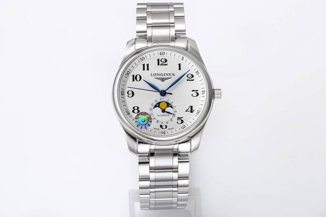 Sj出品 3Wf经典浪琴 Longines 月相腕表之作 浪琴 名匠系列l2.909.4.78.3简约优雅尽显从容气度！ 功能与原版同步 把头拨到第二档位可以独