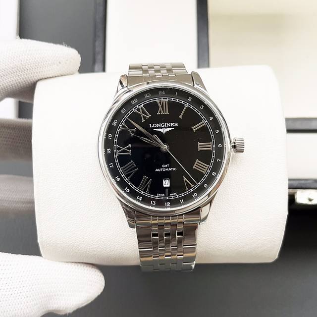 白壳 金壳 钢带+20浪琴-Longines火爆新品 搭载全自动机械机芯 316精钢表壳 简约时尚 优雅尊贵 矿物质强化玻璃镜面 真牛皮表带 商务休闲 精致型男