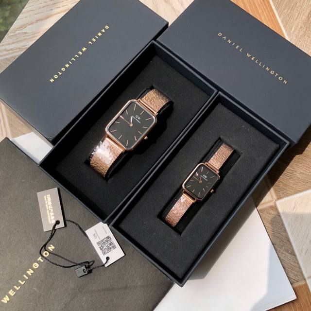 Dw新款对表！范冰冰代言新品上市！纯原品质daniel Wellington，风靡全球的小方形表盘，打破圆有，复古重塑，经典混搭现代设计，气质自成一派，耀目光泽