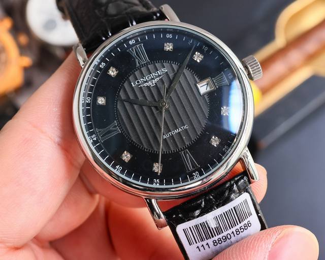 白皮 金 钢带加10 实物拍摄 品牌：浪琴-LONGINES 类型：男士腕表 表壳：316精钢 做工优质 表带：进口 小牛皮 顶级316精钢 两种可选 机芯：进