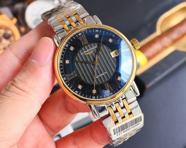 白皮 金 钢带加10 实物拍摄 品牌：浪琴-LONGINES 类型：男士腕表 表壳：316精钢 做工优质 表带：进口 小牛皮 顶级316精钢 两种可选 机芯：进