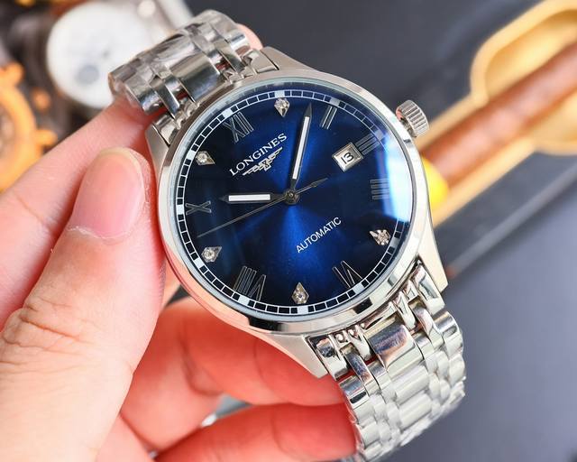 白皮 金 钢带加10 实物拍摄 品牌：浪琴-LONGINES 类型：男士腕表 表壳：316精钢 做工优质 表带：进口 小牛皮 顶级316精钢 两种可选 机芯：进