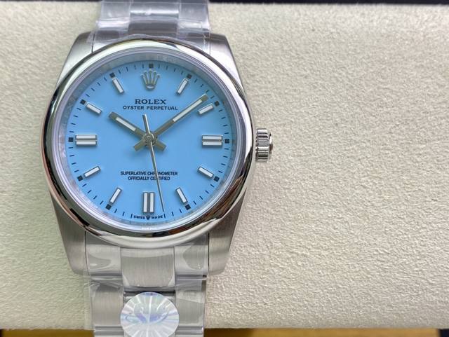 SK厂 劳力士Rolex 蚝式恒动型36mm 直径 36mm 机芯 搭载全自动机械机芯 圈口 光圈 镜面 防刮蓝宝石玻璃镜面 材质 进口316L精钢表壳 表带