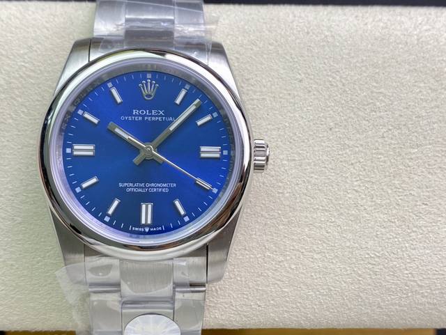 SK厂 劳力士Rolex 蚝式恒动型36mm 直径 36mm 机芯 搭载全自动机械机芯 圈口 光圈 镜面 防刮蓝宝石玻璃镜面 材质 进口316L精钢表壳 表带