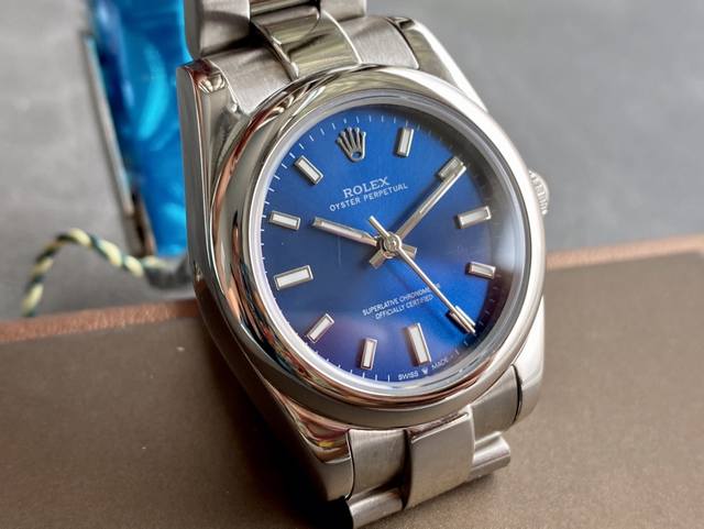 SK厂 劳力士Rolex 蚝式恒动型31mm 直径 31mm 机芯 搭载全自动机械机芯 圈口 光圈 镜面 防刮蓝宝石玻璃镜面 材质 进口316L精钢表壳 表带