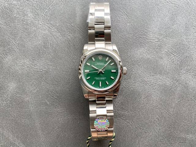 SK厂 劳力士Rolex 蚝式恒动型31mm 直径 31mm 机芯 搭载全自动机械机芯 圈口 光圈 镜面 防刮蓝宝石玻璃镜面 材质 进口316L精钢表壳 表带