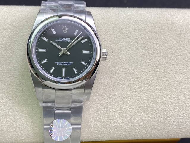 SK厂 v2版 劳力士Rolex 蚝式恒动型31mm，升级了全拉丝表带和冲压LOGO皇冠 直径 31mm 机芯 搭载全自动机械机芯 圈口 光圈 镜面 防刮蓝宝石