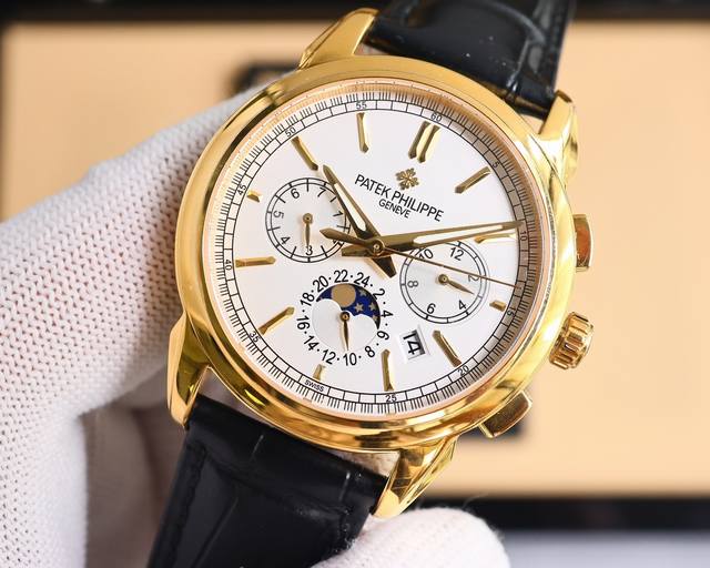 FFF-金 钻+50。 百达翡丽Patek Philippe惊艳登场，42毫米的表径适配大众男性手寸，非常商务可亦休闲。视觉冲击力强，令人过目不忘，实物质感更加