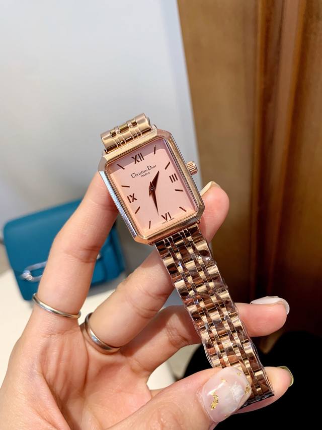 Dior、实心钢带、表盘26×32mm～～