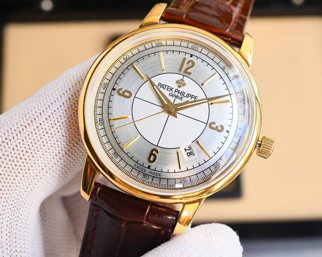 FFF-金 。2024最新版本 百达翡丽 PATEK PHILIPPE 最高版本高级自动腕表！ 1团队历时9个月精心设计，敢为人先，力求完美，突破多层技术瓶颈