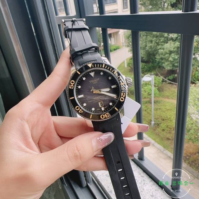 新款 Tissot 天梭 海星系列 T120.407.17.04 搭配c07.811机芯储存动力自动机械男表。新款t120机械男表速驰系列驰骋都市 无论您钟情于