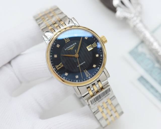 皮带 ，钢带 ，钢带10 品牌：浪琴-Longines 类型：男士腕表 壳套：顶级版316精钢l 表带：进口小牛皮表带 316L精钢表带 机芯：日本进口西铁城8