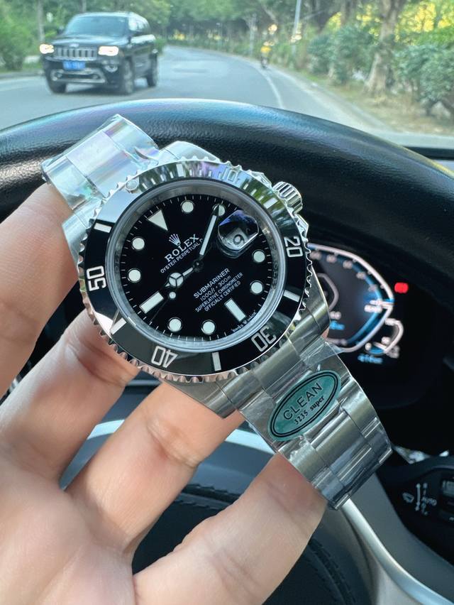 黑鬼 绿鬼 间金 C厂 劳力士 Rolex 41Mm 水鬼系列 Cm3 41Mm 3235机芯 C厂 Clean，最新限量版 高版本 最新款，完美搭配。最新 劳