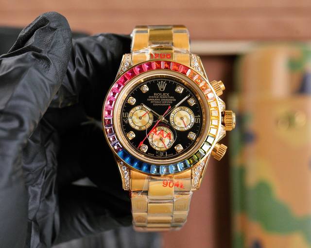 白壳 金玫 劳力士Rolex 迪通拿系列 自动机械 精钢表壳 尺寸43Mm 镀膜玻璃 精钢表带 原装扣 爱不释手的劳力士迪通拿 品不完的一劳永逸