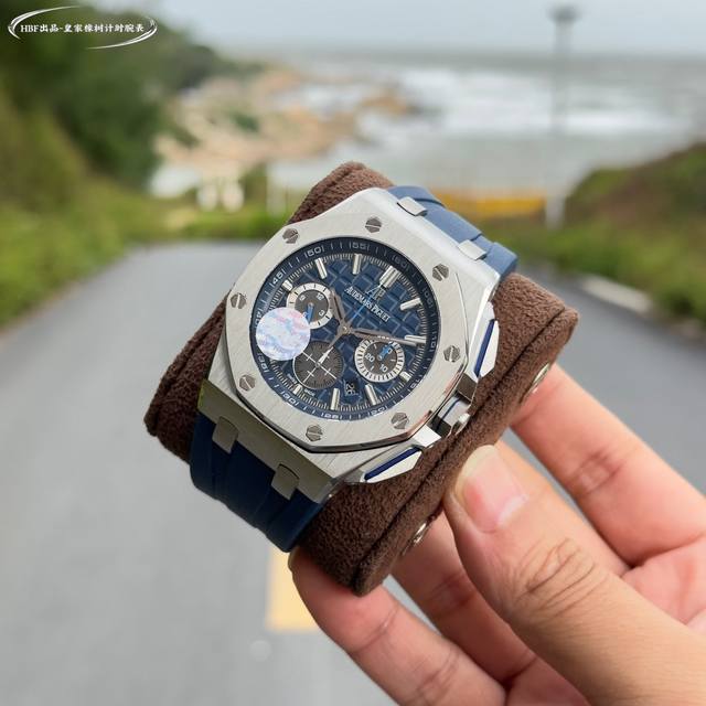 Hbf Factory 爱彼-Audemars Piguet 皇家橡树离岸型限量多功能计时机械腕表 尺寸44Mm17Mm 圈口 圈口是与原装一致采用进口陶瓷圈口