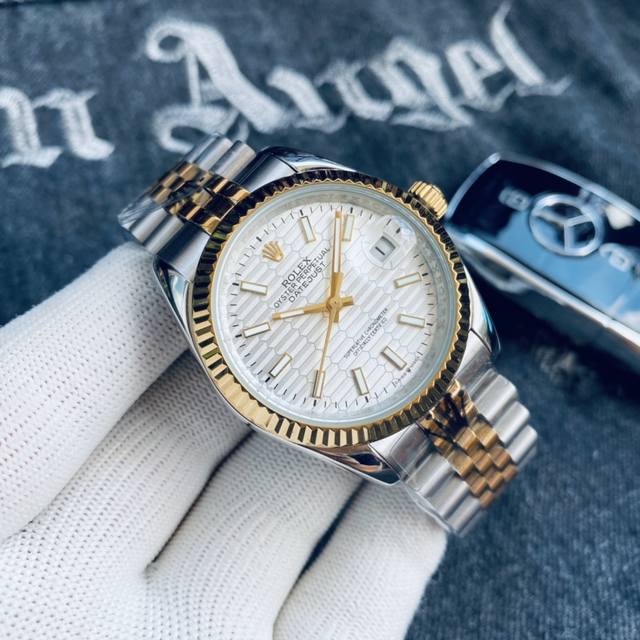 金+20 品牌：劳力士日志 Rolex 系列：日志系列经典款。年火爆腕表！ 机芯：搭载顶级进口机械机芯走时精准 镜面：顶级矿物质水晶镜面更耐磨 表带：316精钢