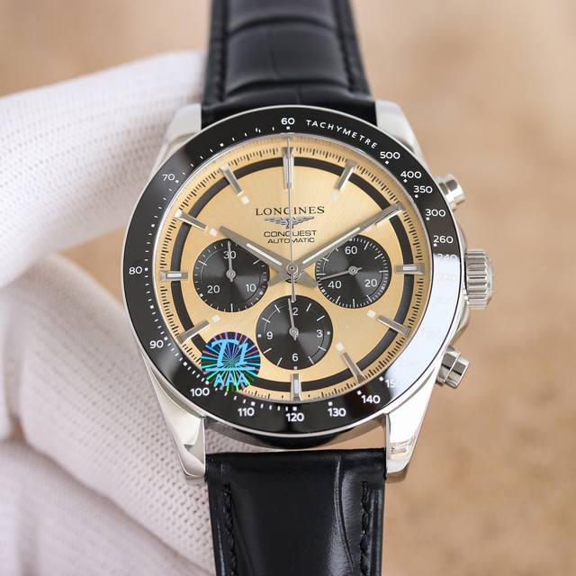 统一 新品 浪琴 Longines-浪琴康卡斯悦动凭借其独特的设计，实用的功能和舒适的佩戴体验，成为了一款备受推崇的精品时计。 1字面是独特的“熊猫眼”主要有“