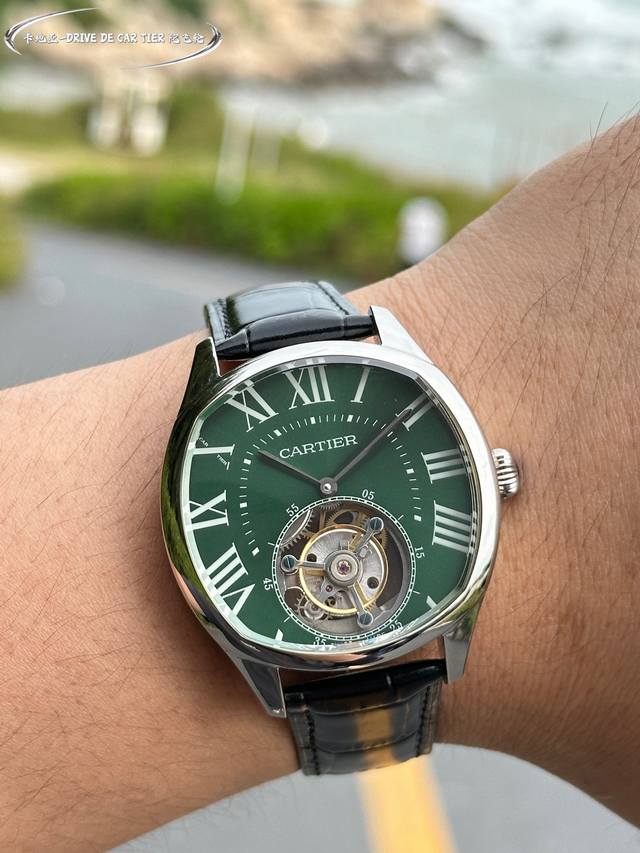 金白同价： 品鉴:Rotonde De Cartier Tourbillon Cadran Love陀飞轮 卡地亚-Drive De Car Tier 陀飞轮腕