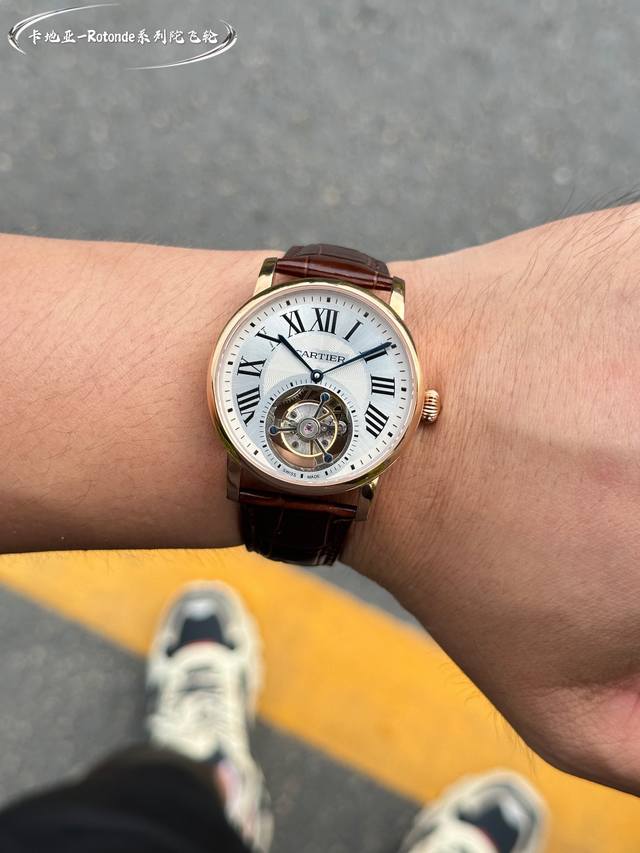 金白同价： 品鉴:Rotonde De Cartier Tourbillon Cadran Love陀飞轮 卡地亚Rotonde De Cartier Tour