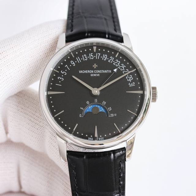 白 -金 到货！新品 江诗丹顿 Vacheron Constantin 经典之美品鉴江诗丹顿 纵横四海系列 众横四海系列 逆跳日历款腕表 型号4000V 210