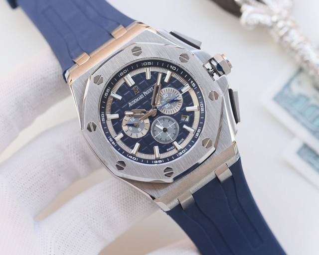 白壳 ，金壳 年度压轴巨献！超高性价比！爱彼Audemars Piguet 与原装一致，市场超高品质 爱彼皇家橡树离岸型系列，自动上链机械机芯 升级原装2385