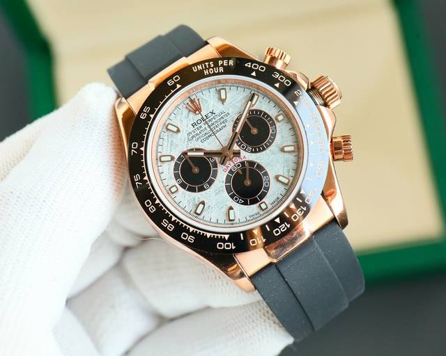 18K包金 现货供应 Rolex-劳力士迪通拿系列 Gtc中国国检检测证书，联网可查！一档调时 计时秒针 3字位9字位小针 功能原装一致！表壳原版开模，表盘尺寸