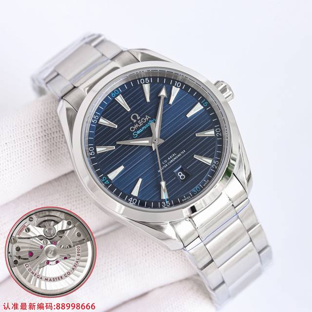 Sj出品 胶带款 钢带款 Oms 欧米茄 Omega 海马系列 150 Lx2 强势来袭，采用独家专用8500黑色摆轮机芯，摆幅28800，双卜双面镀蓝蓝宝石玻